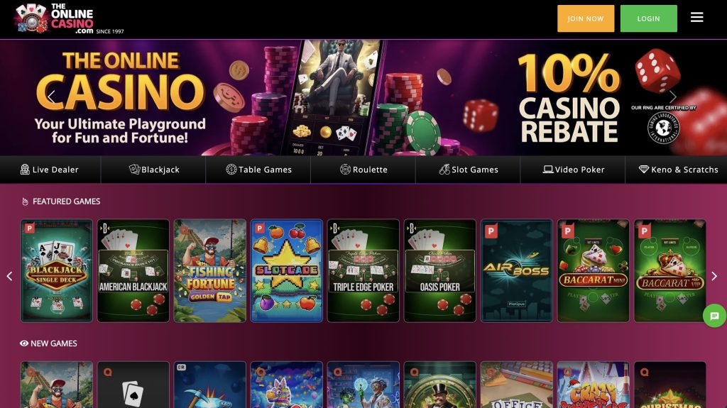 TheOnlineCasino Casino Online Real Money